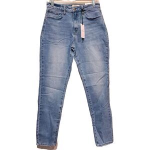 Jelly Jeans Medium Wash Denim High Rise Tapered Jean JJ1163 Womens Size 9 NWT